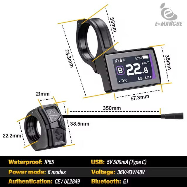 Display Bafang DP C245