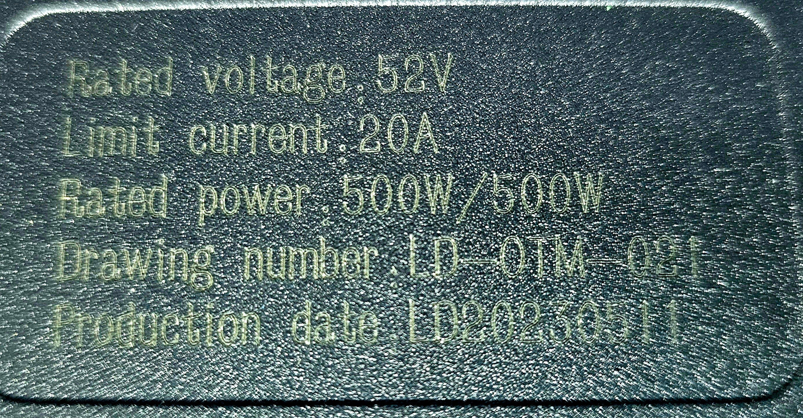 Controlador Mammoth Dual Motor 500W Xi