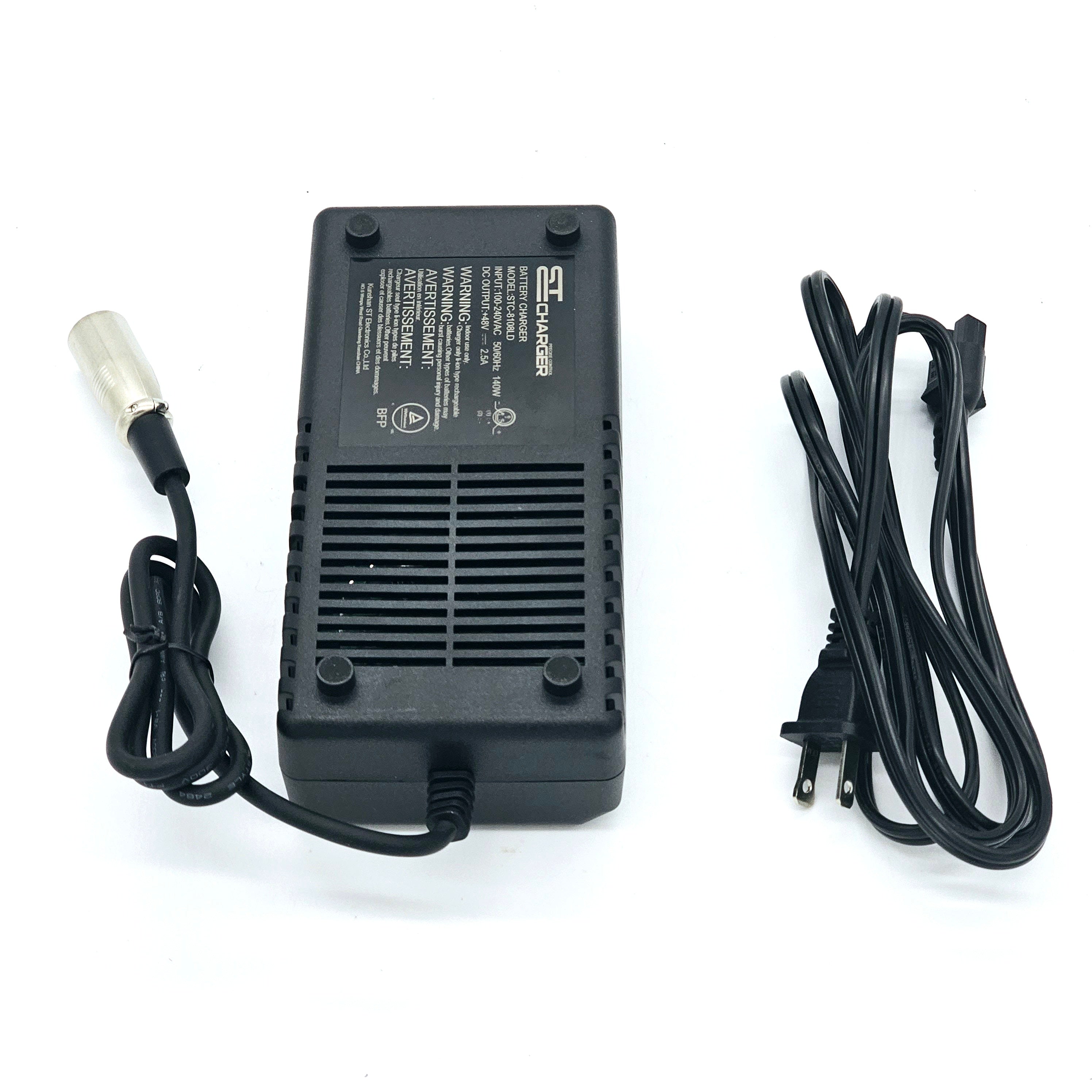 Charger 2.5A 48V St 3 Pin